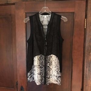 Chelsea and Walker Sleeveless Silk Blouse